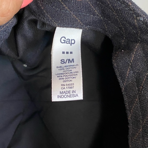 Stylish Pin Stripe GAP Bakers Boy Hat With Bow - Picture 9 of 10